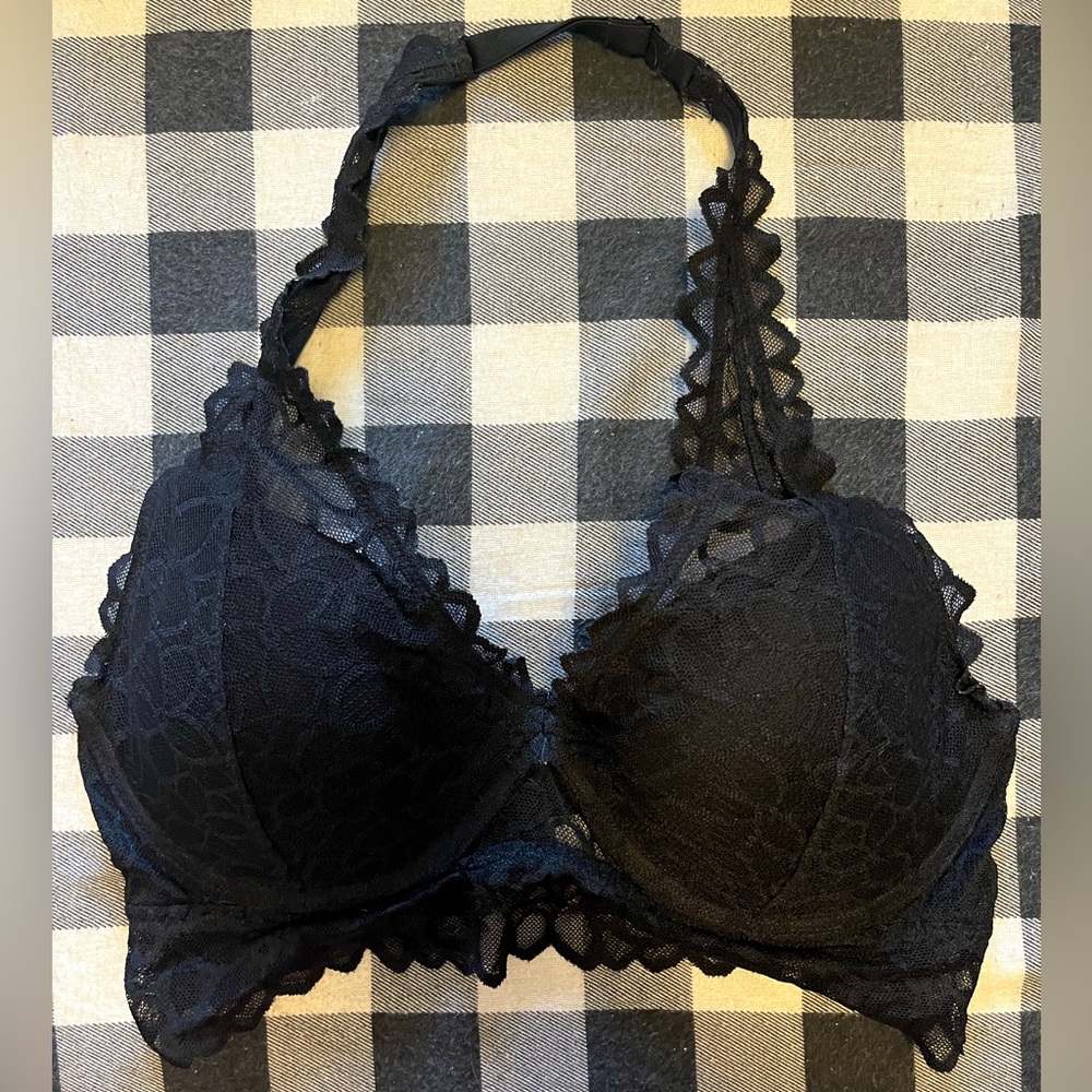 Black VS PINK halter bralette S/D-DD